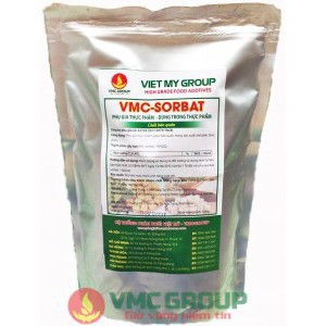 VMC SORBAT - Bảo quản dùng trong thực phẩm,tạo chống nấm mốc, lên men sản phẩm, kéo dài thời gian bảo quản của sản phẩm.