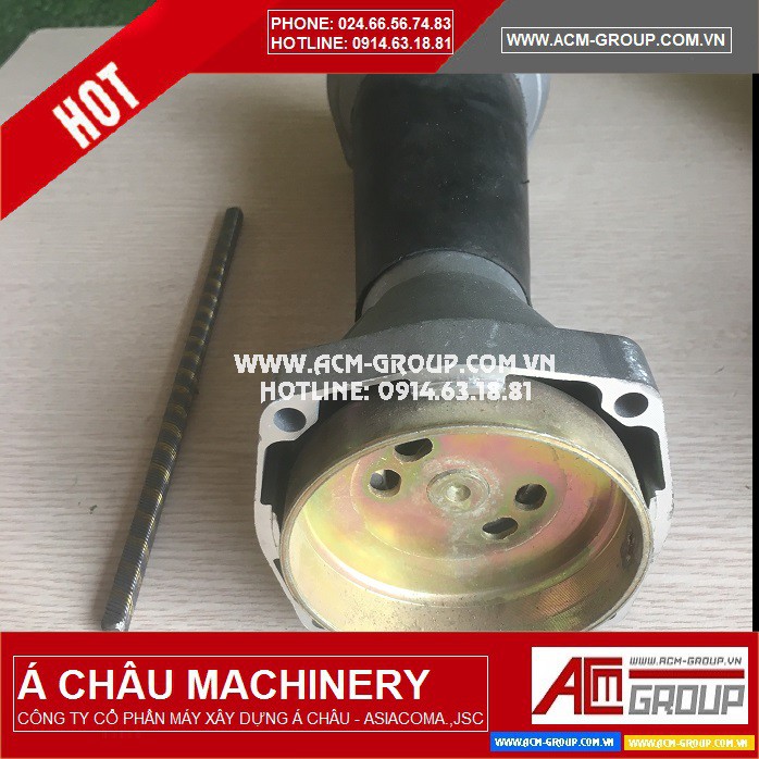 TY RUNG MÁY ĐẦM THƯỚC KHUNG SẮT ĐỎ