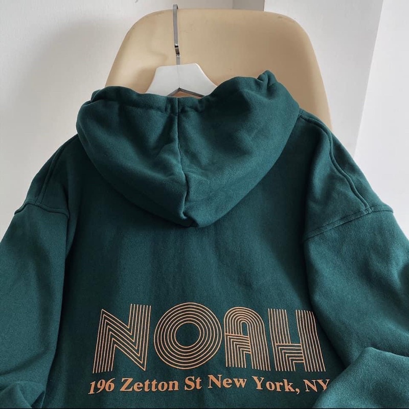 [sẵn] Áo Hoodie Xanh Rêu NOAH ulzzang unisex [nam nữ mặc ]