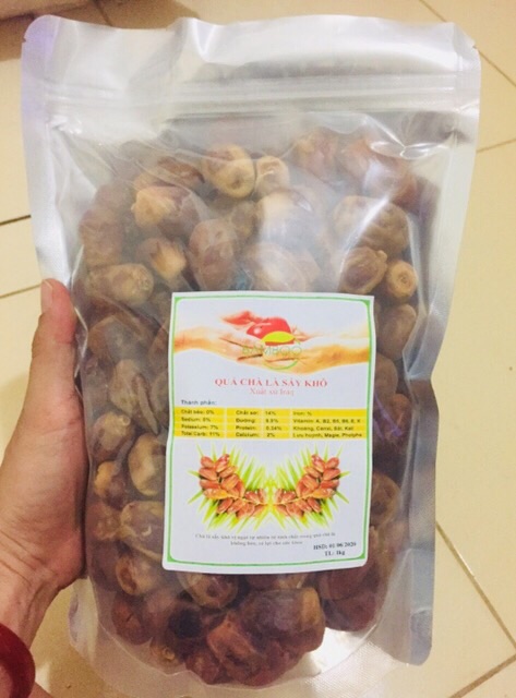 200Gr chà là sấy khô không đường Ấn Độ loại 1