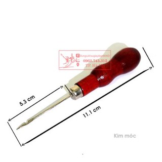 bộ 3 kim khâu giày cán gỗ