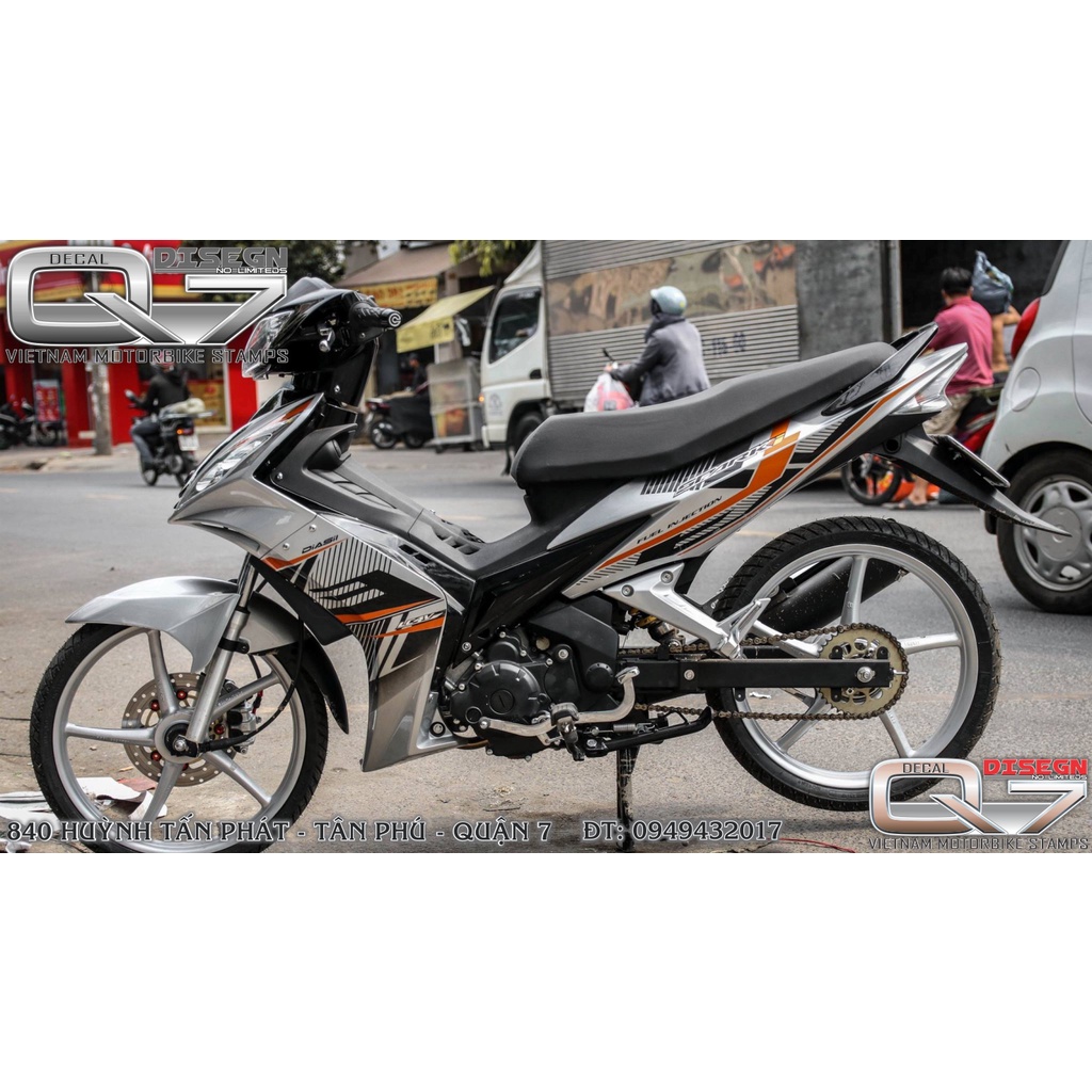 TEM RỜI EXCITER 2010 BẠC CAM