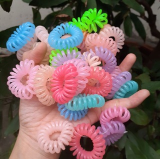 5 Cột tóc lò xo size nhỏ 3cm đủ màu