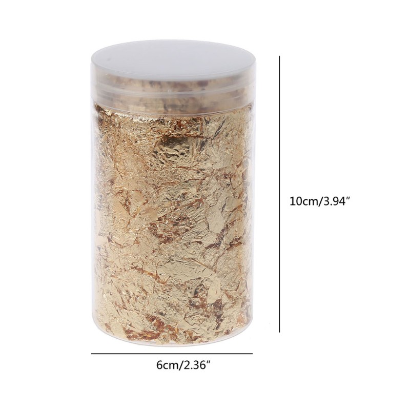 10g Miếng Dán Trang Trí Mạ Vàng / Bạc