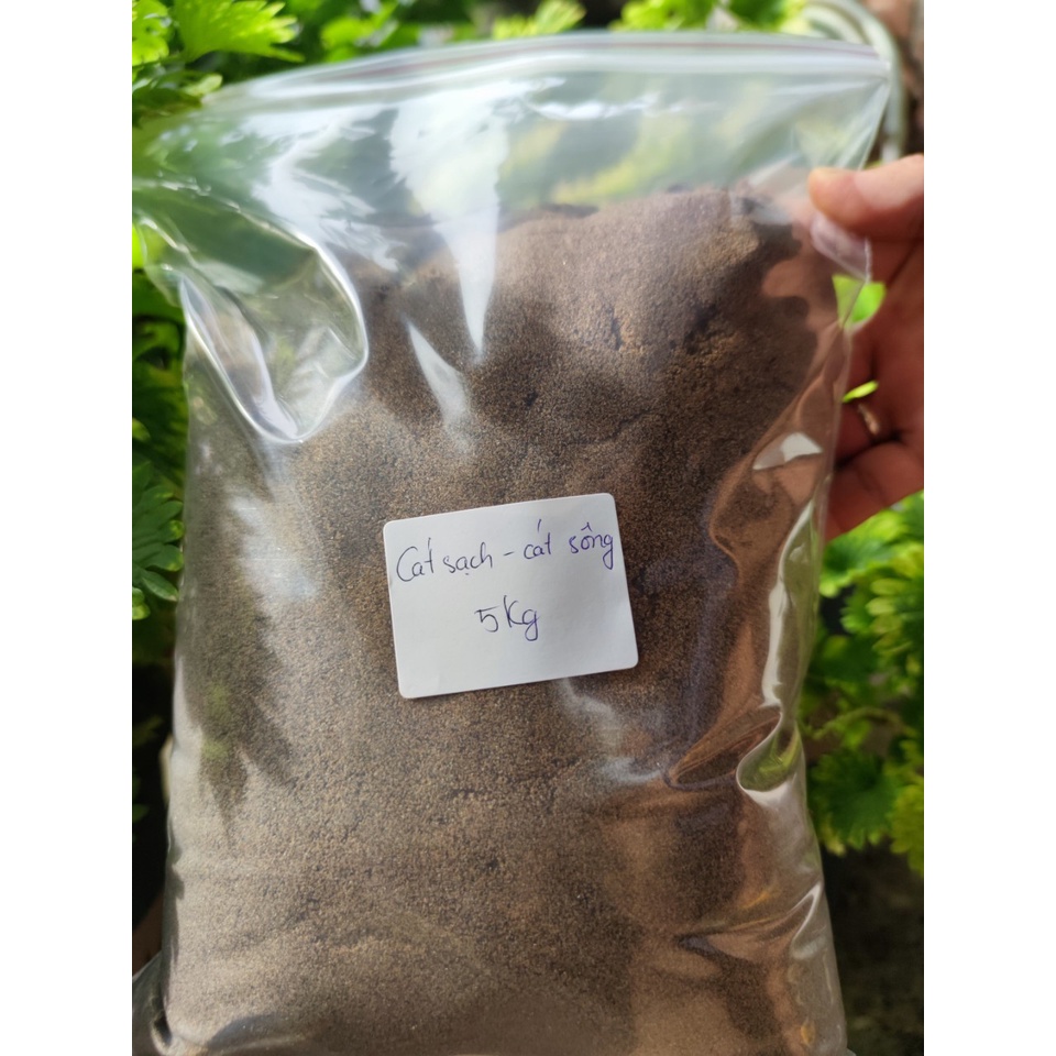 Gói 5kg cát sông sạch trộn trồng rau