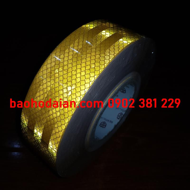 Băng keo phản quang tổ ong kim cương 3900 khổ 5cm x 45m (loại tốt)