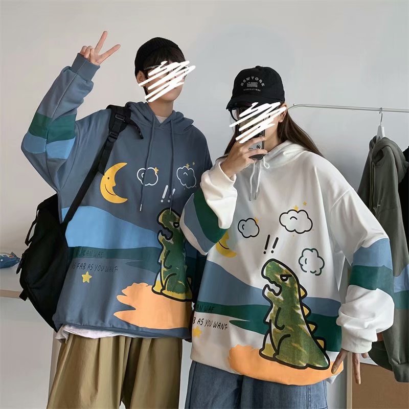 New Arrival Korean style street fashion printed hoodie for men