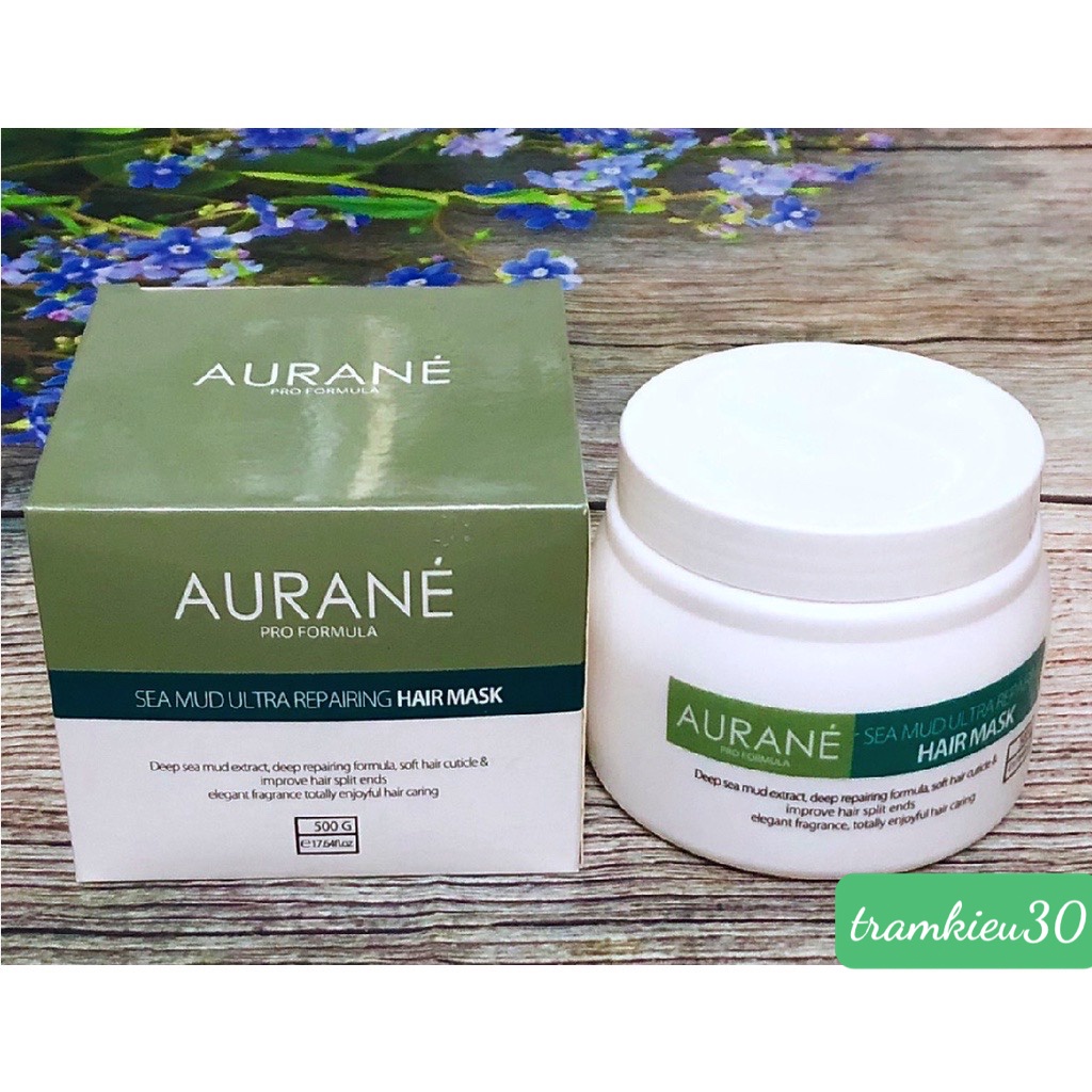 Hấp Dầu Aurane Sea Mud Ultra Repairing Mask  Dưỡng Màu Tóc Nhuộm 500ml