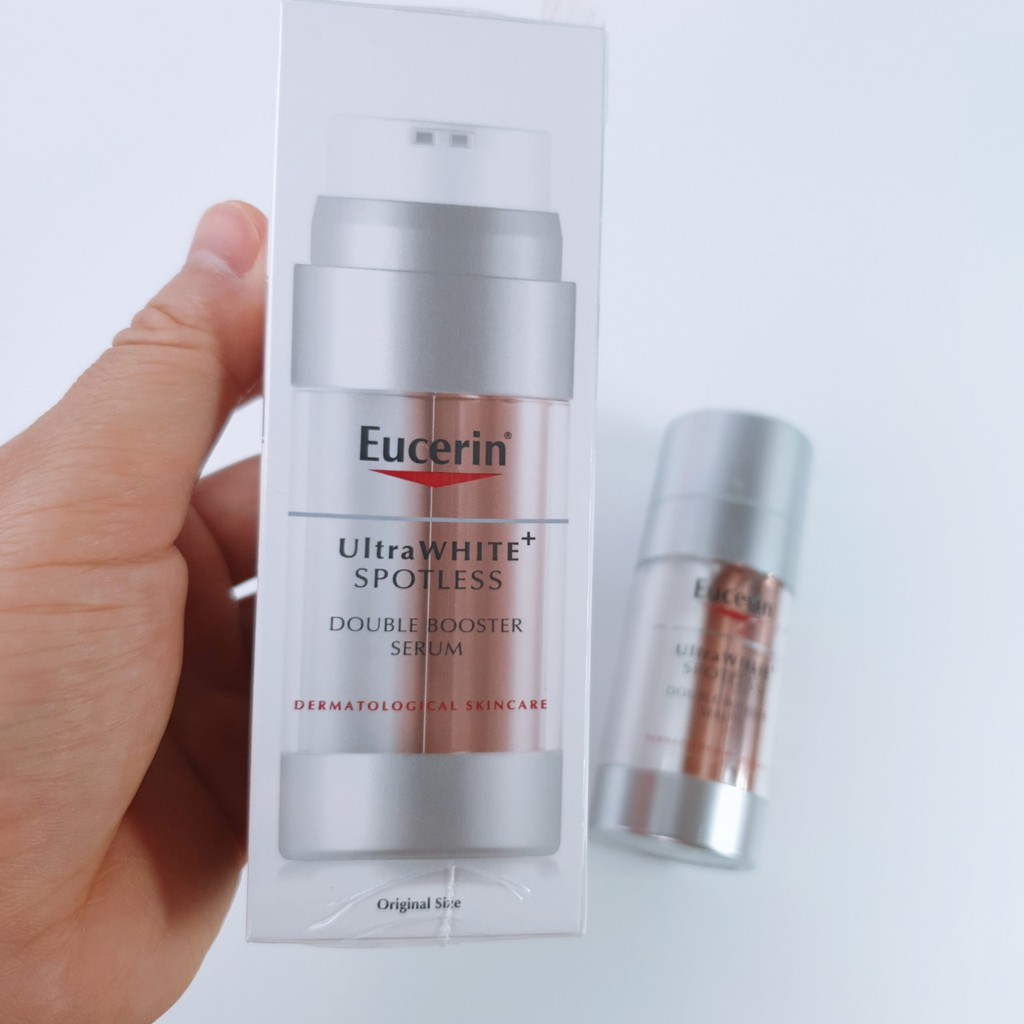 Serum Giảm Thâm Nám Eucerin UltraWHITE+ Spotless Double Booster Serum 30ml 2in1 -Tinh Chất Dưỡng Trắng Da