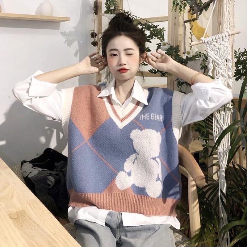 Áo Len Gile phong cách Hàn Quốc siêu chất 2021