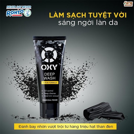 Sữa rửa mặt Oxy sạch khuẩn mụn kiểm soát nhờn,  Total Anti Acne 100g