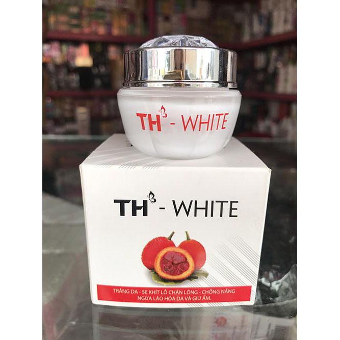 Kem Trắng Da Se Khít Lỗ Chân Lông Chống Nắng Ngừa Lão Hóa Da Và Giữ Ẩm TH White 12g