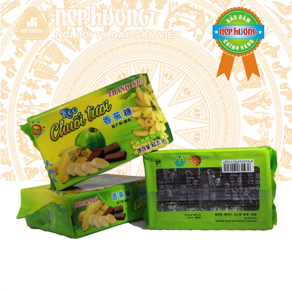 Kẹo Chuối Tươi – Thanh Nhã – 360 g – Đặc sản Bến Tre