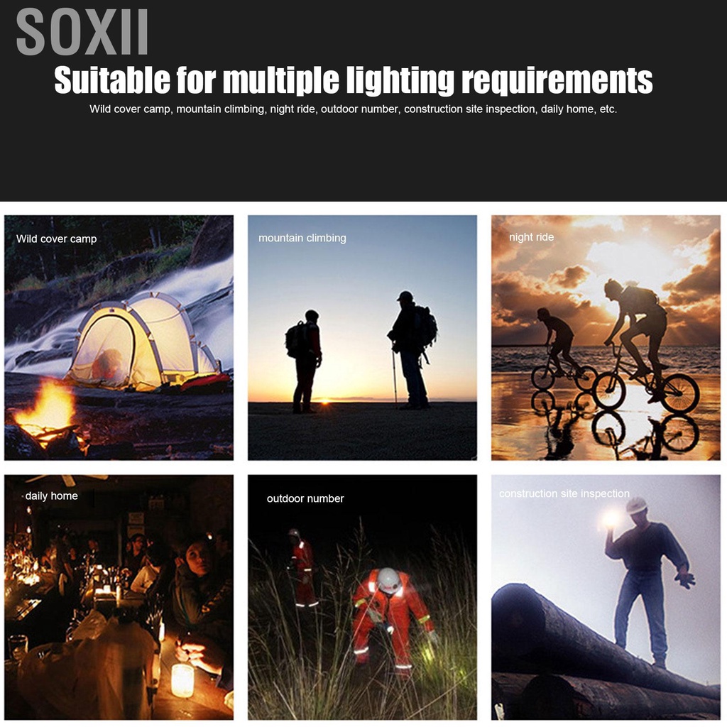Soxii Super Mini LED Flashlight High Lm Handheld Pen Light For Emergency Flashlights