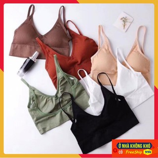 Áo Bra khét lưng Len Gân Tăm 😙 FREESHIP😙 [ao bra len tam] Bra Khoắt Lưng Gợi Cảm.