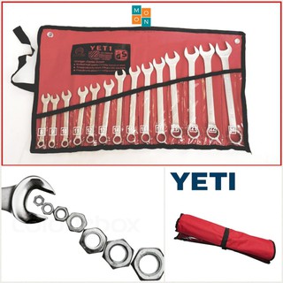 Bộ cờ lê yeti 14 chi tiết : 8; 9; 10; 11; 12; 13; 14; 15; 16; 17; 19; 21; 22; 24mm