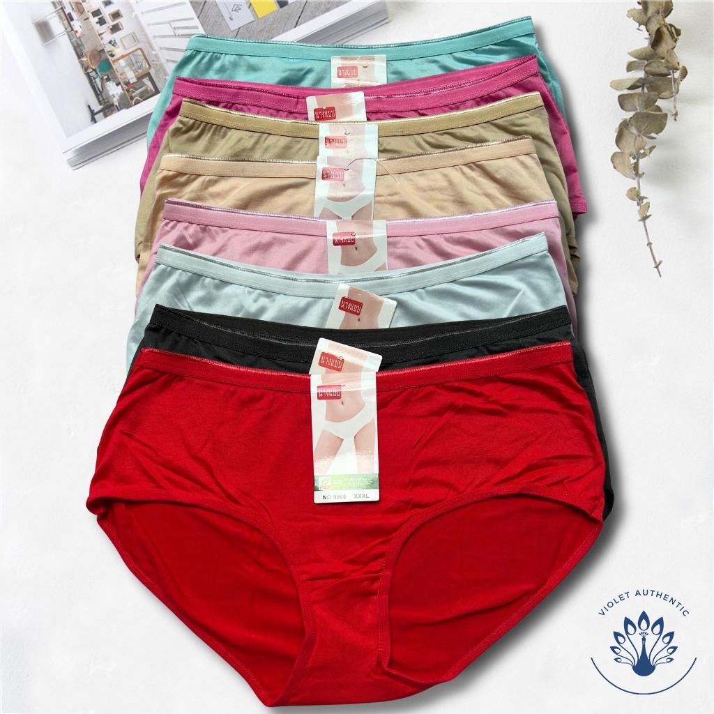 Quần lót nữ cotton bigsize cạp cao cho người béo mập bầu trung niên 60-80kg Q9066 _ 9066