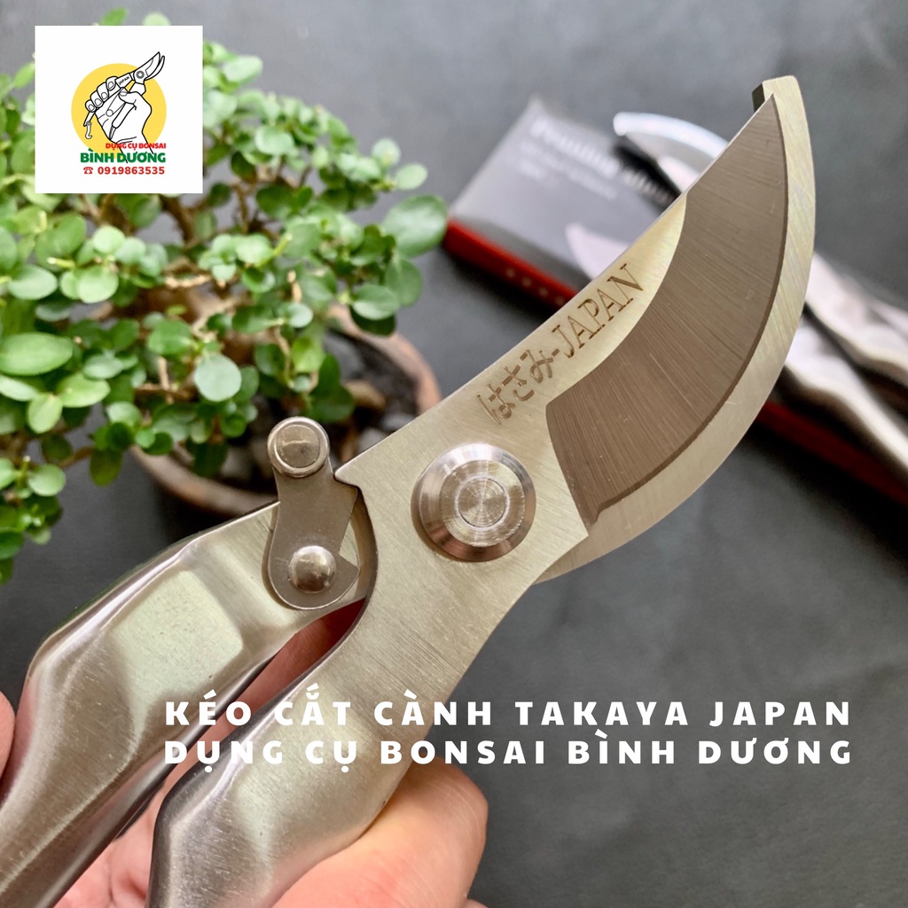 KÉO CẮT CÀNH TAKAYA JAPAN  - KÉO CẮT CÀNH CÂY CẢNH BONSAI TAKAYA JAPAN
