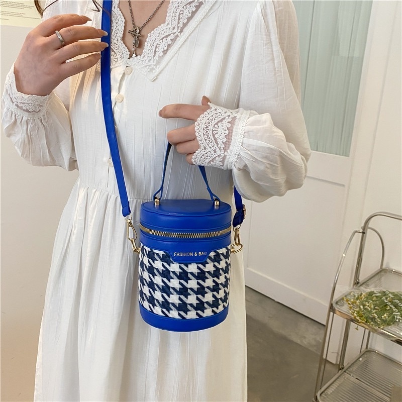 2022 Mới Túi Xi Lanh Đeo Chéo Vai Phong Cách Hàn Quốc Cá Tính NB00244