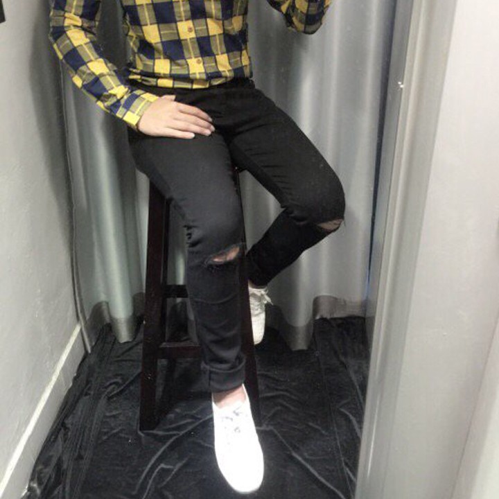 Quần Jean Nam Dáng Ôm Vừa Vải Mềm Màu Xanh Đậm Bền Màu | BigBuy360 - bigbuy360.vn