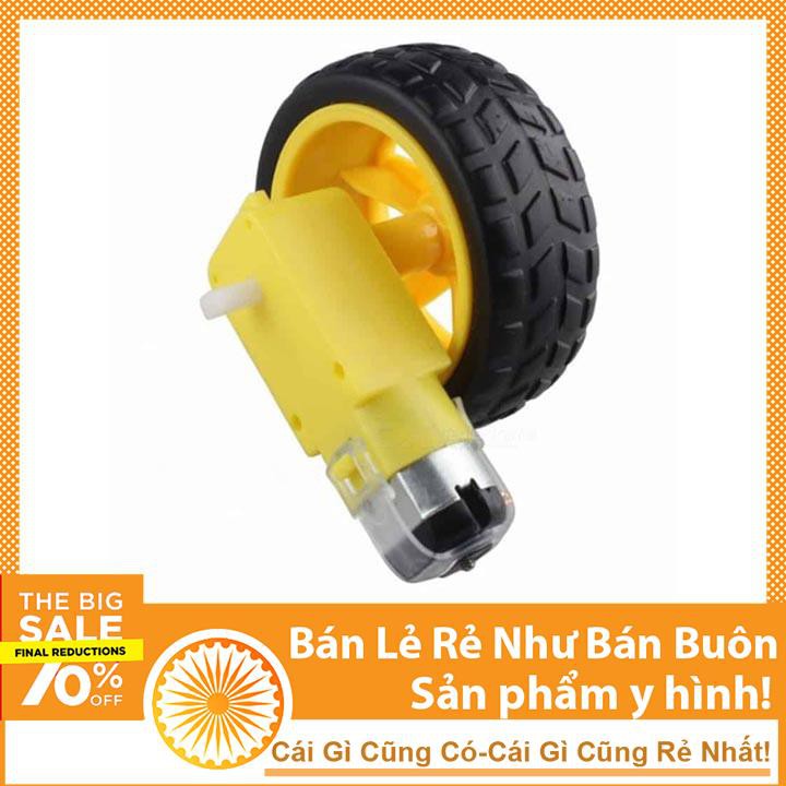 Bánh Xe Robot  Màu Vàng