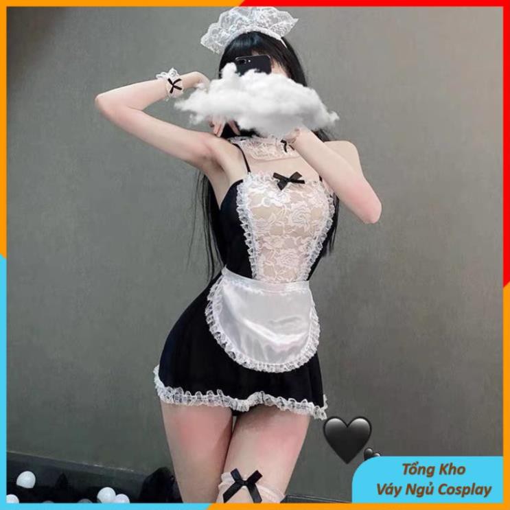 Váy Ngủ Cosplay Sexy Hầu Gái Xuyên Thấu - Đồ Ngủ Cô Giúp Việc Gợi Cảm HGV001 | BigBuy360 - bigbuy360.vn