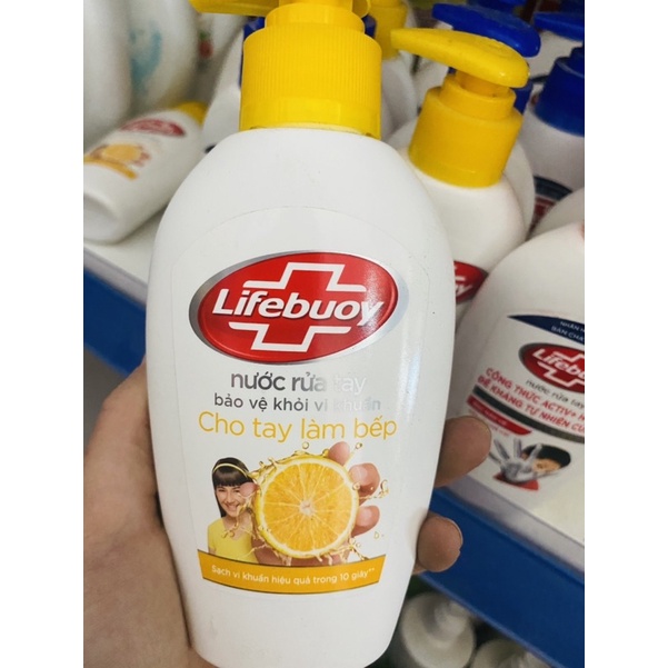 Nước Rửa Tay Lifebuoy 500g-180g