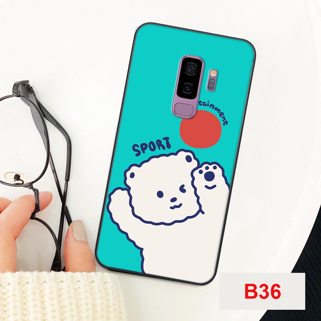 ỐP LƯNG SAMSUNG S9/S9 PLUS IN HÌNH GẤU BEER CỰC HOT 2021