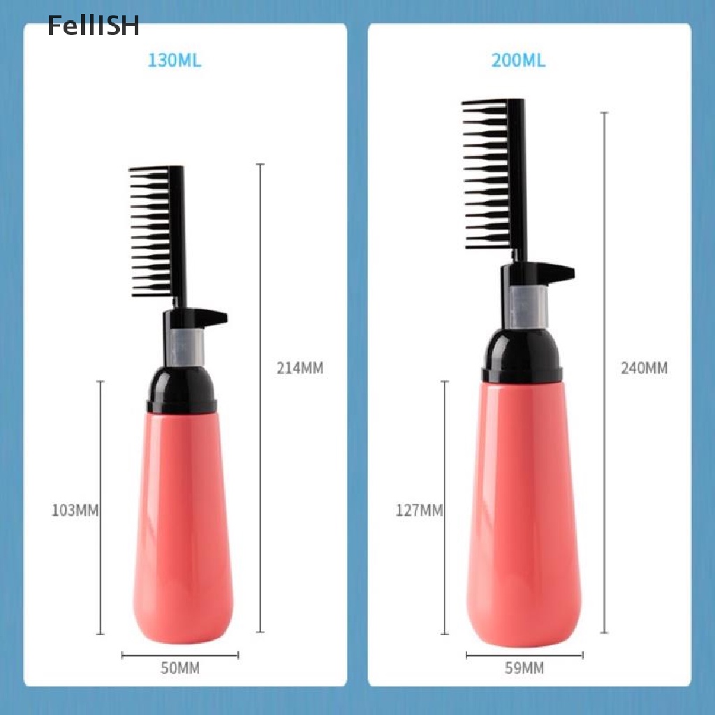 Bình Đựng Thuốc Nhuộm Tóc Kèm Lược Chải Tiện Dụng Cho Salon 439br