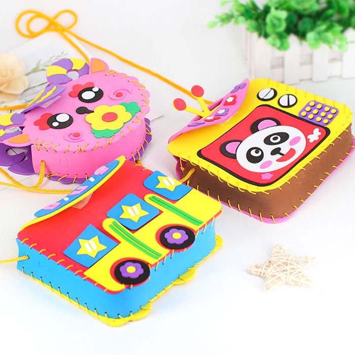 Túi handmade quai đeo hoạt hình sáng tạo ngộ nghĩnh