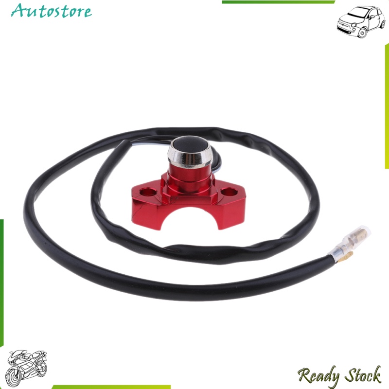 【Autostore】 Engine Stop Start Kill Switch Button For  Motorcycle Quad Dirt Bike Red