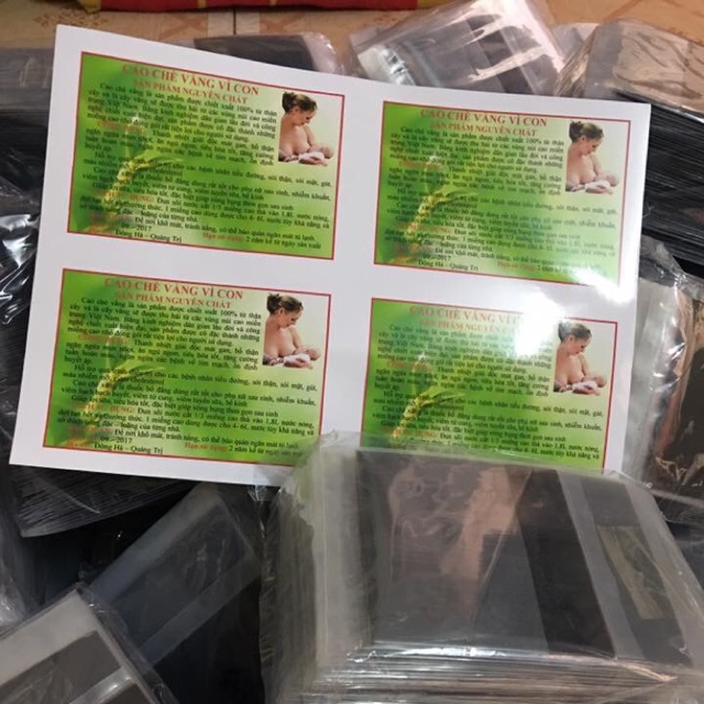 1,2kg cao chè vằng được 60 lá