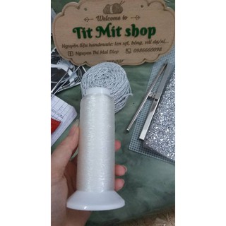 Cước khâu tấm đá, khâu túi len sợi