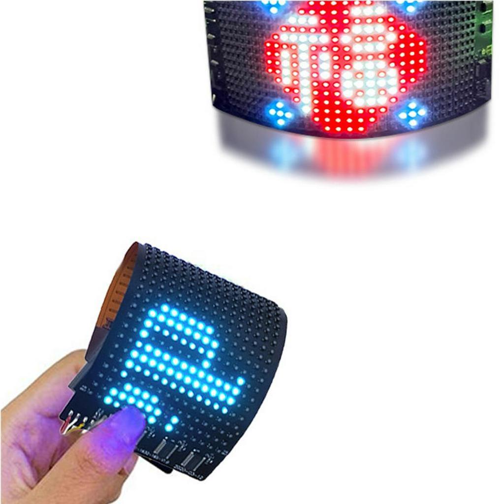 Power Helper Bảng hiệu đèn LED cuộn Màn hình hiển thị màu linh hoạt có thể lập trình USB 5V dành cho quảng cáo cmman12.vn