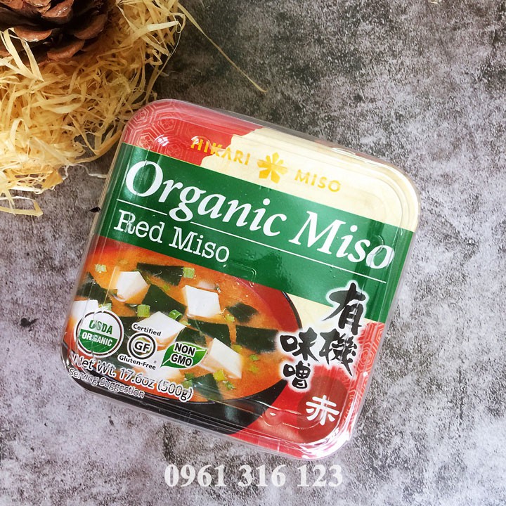 Tương đậu ( Miso ) hữu cơ Hikari 500g