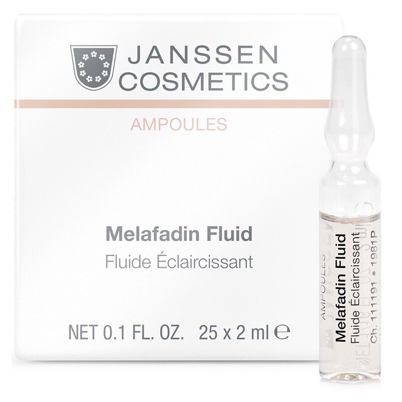 Tế bào gốc Tinh chất làm trắng da, mờ thâm sạm ngăn ngừa sắc tố melanin - Janssen Cosmetics Melafadin Fluid full