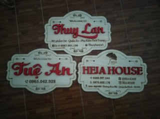 BẢNG HIỆU TÊN SHOP - KHẲNG ĐỊNH THƯƠNG HIỆU - THIẾT KẾ THEO YÊU CẦU