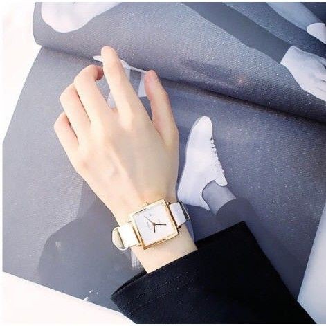 ĐỒNG HỒ NỮ VISER DÂY DA MẶT VUÔNG THỜI TRANG CỰC ĐẸP 2021 | BigBuy360 - bigbuy360.vn