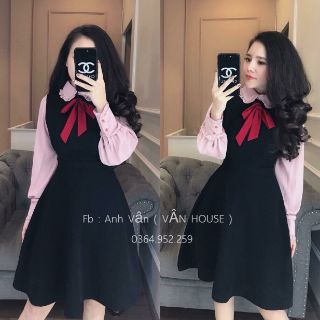 Đầm nơ xòe Mẹ và Bé ( có ảnh thật cuối cùng)