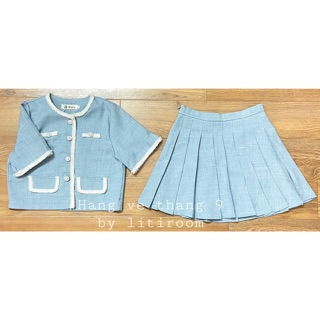 [Order] Set blazer chân váy tiểu thư (kèm ảnh thật)