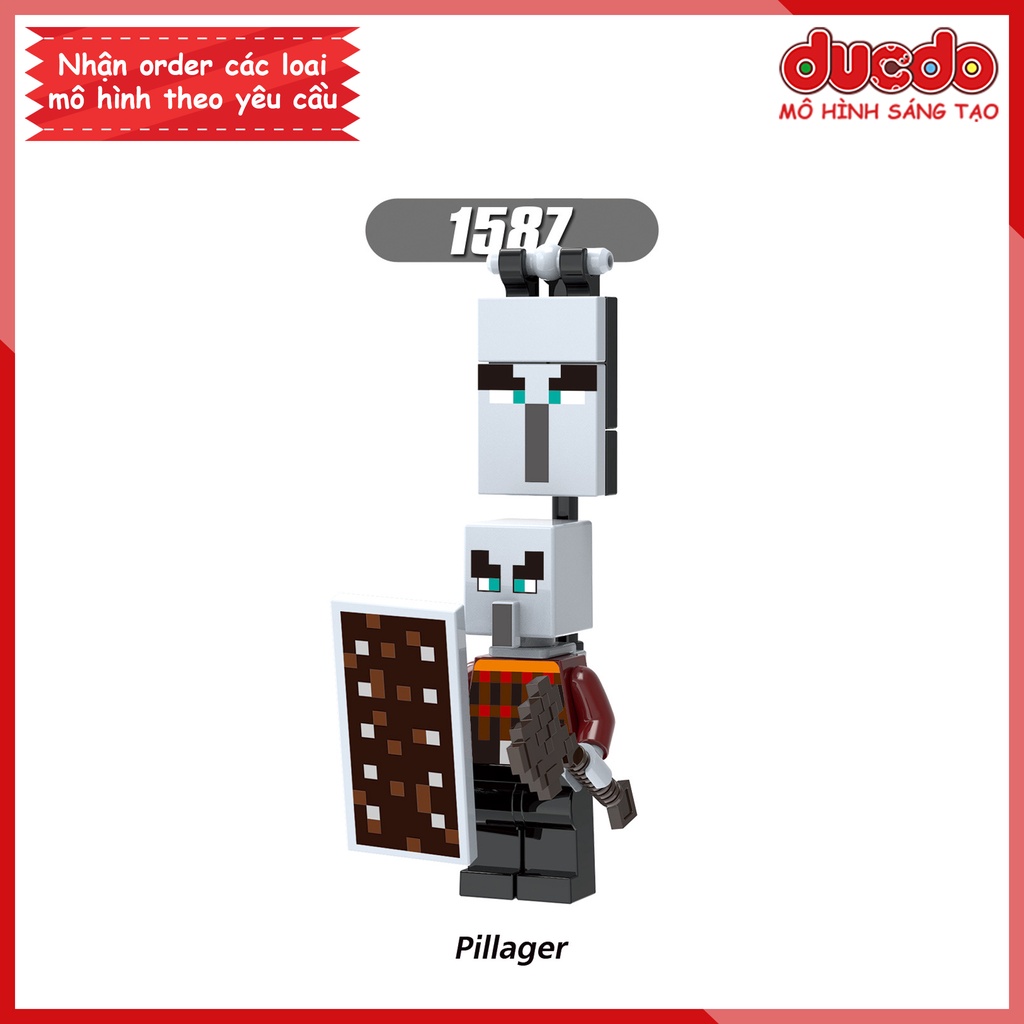 Minifigures các nhân vật Minecraft - Đồ chơi Lắp ghép Xếp hình Mini Mô hình XINH X0298