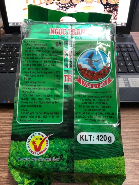 Trà sâm dứa Ngọc Trang - 6gói/ 70g