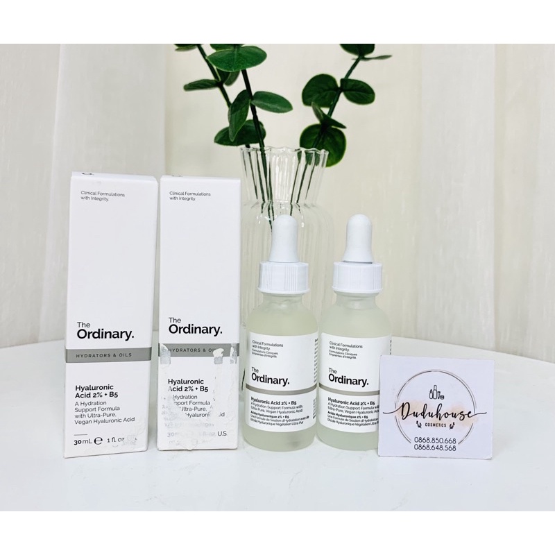 The Ordinary Hyaluronic Acid 2% + B5 - Serum Cấp Nước Và Phục Hồi Da HA B5