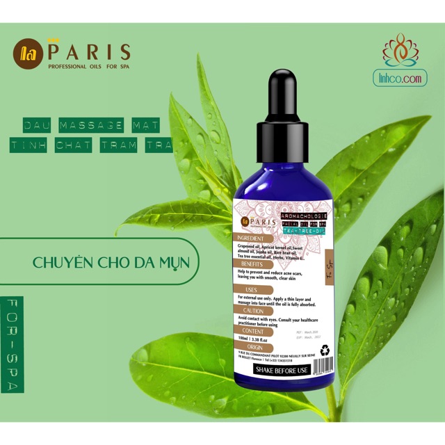 Tinh Dầu Massage Mặt Tràm Trà | Tea Tree Oil