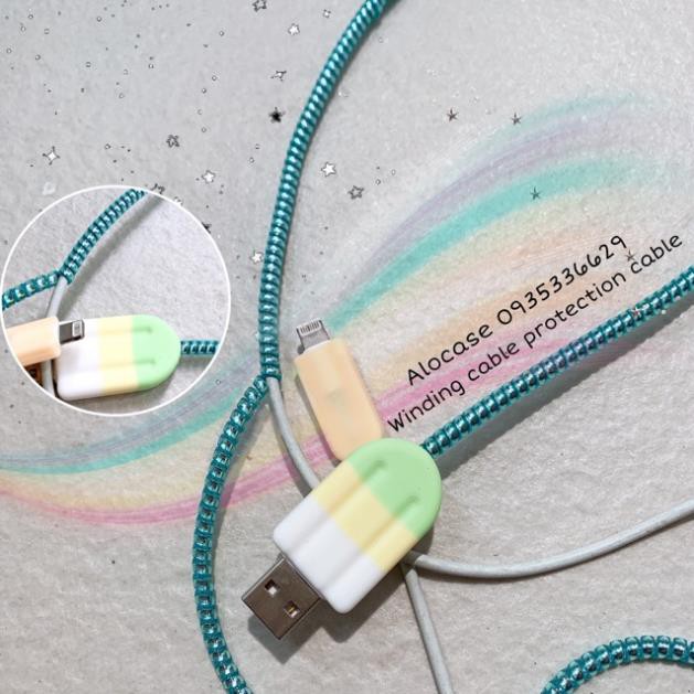 Dây quấn cáp sạc dài 1m4 | BigBuy360 - bigbuy360.vn