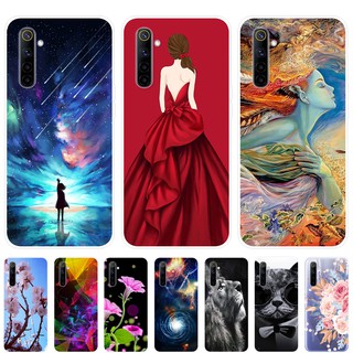 Ốp điện thoại chất liệu TPU silicone cho OPPO Realme 6 Realme6