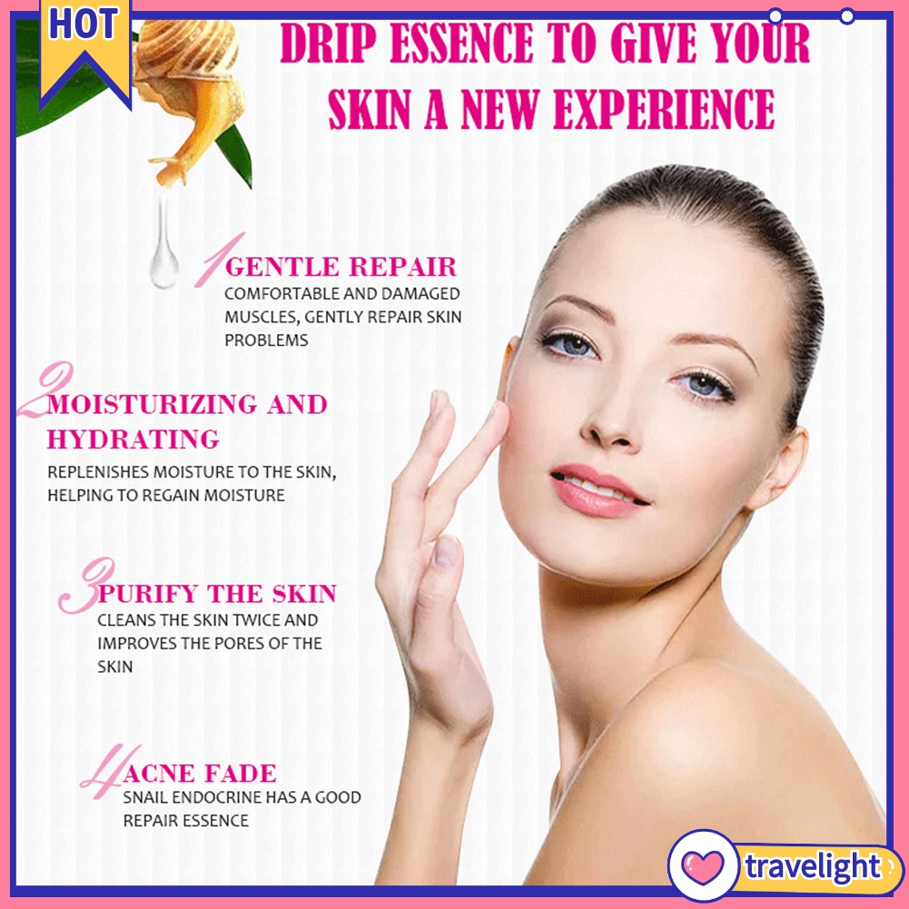 [Hàng mới về] Tinh chất Collagen ốc sên dưỡng ẩm làm trắng da và chống lão hóa