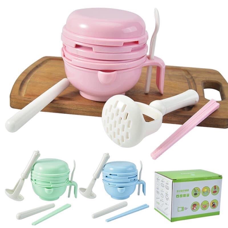 Bộ dụng cụ chế biến ăn dặm 10 món cho bé