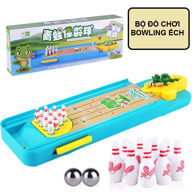Đồ chơi ếch bắn bowling cho bé
