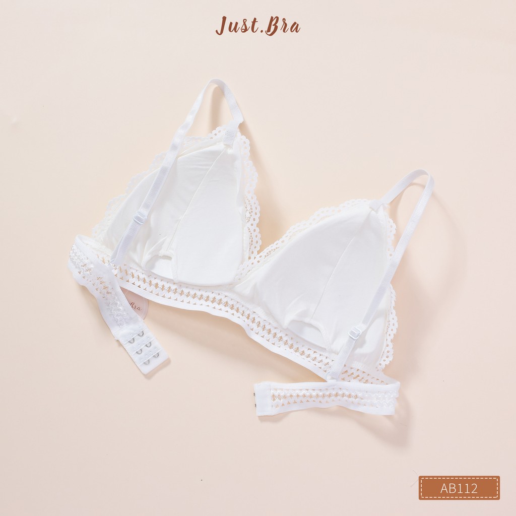 Áo ngực Just Bra mút mỏng chất liệu ren xinh xắn AB112 | BigBuy360 - bigbuy360.vn